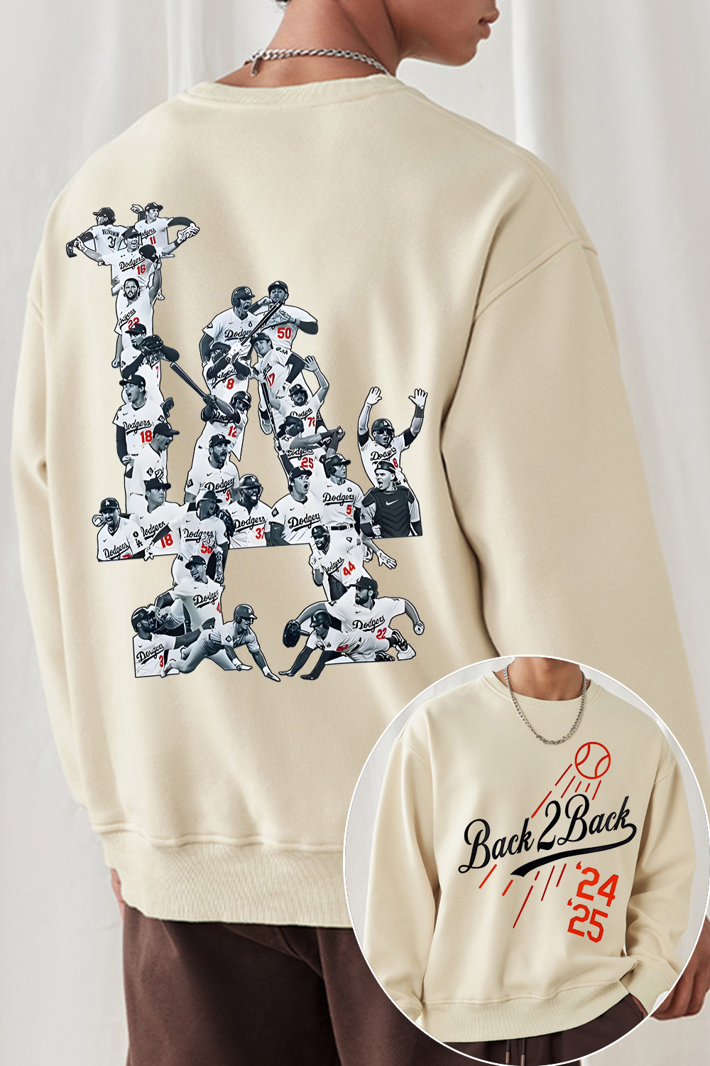Dodgers Baseball Sweatshirt