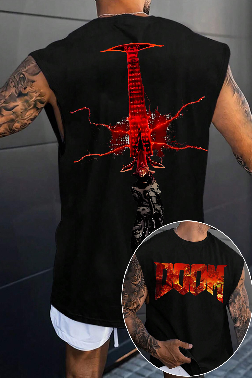 Doom Slayer Crucible Sword Men Tank