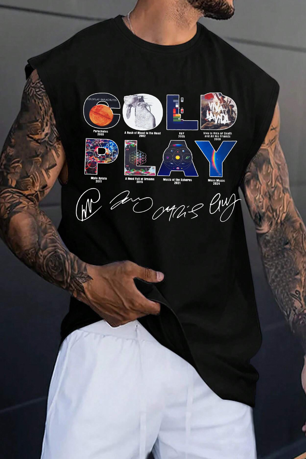 Coldplay Men‘s vest