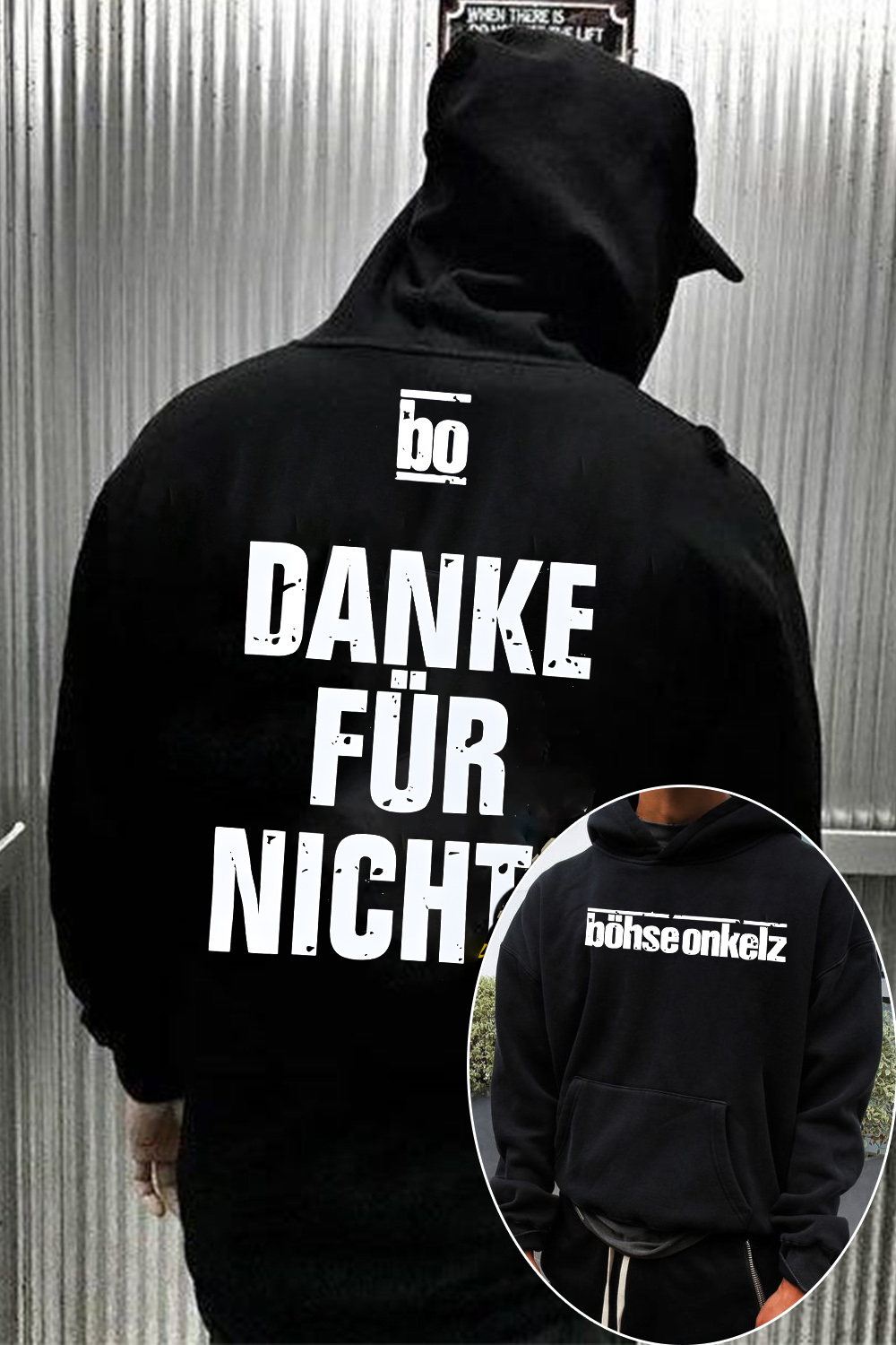 Bohse Onkelz Hochwertiges Band Hoodie
