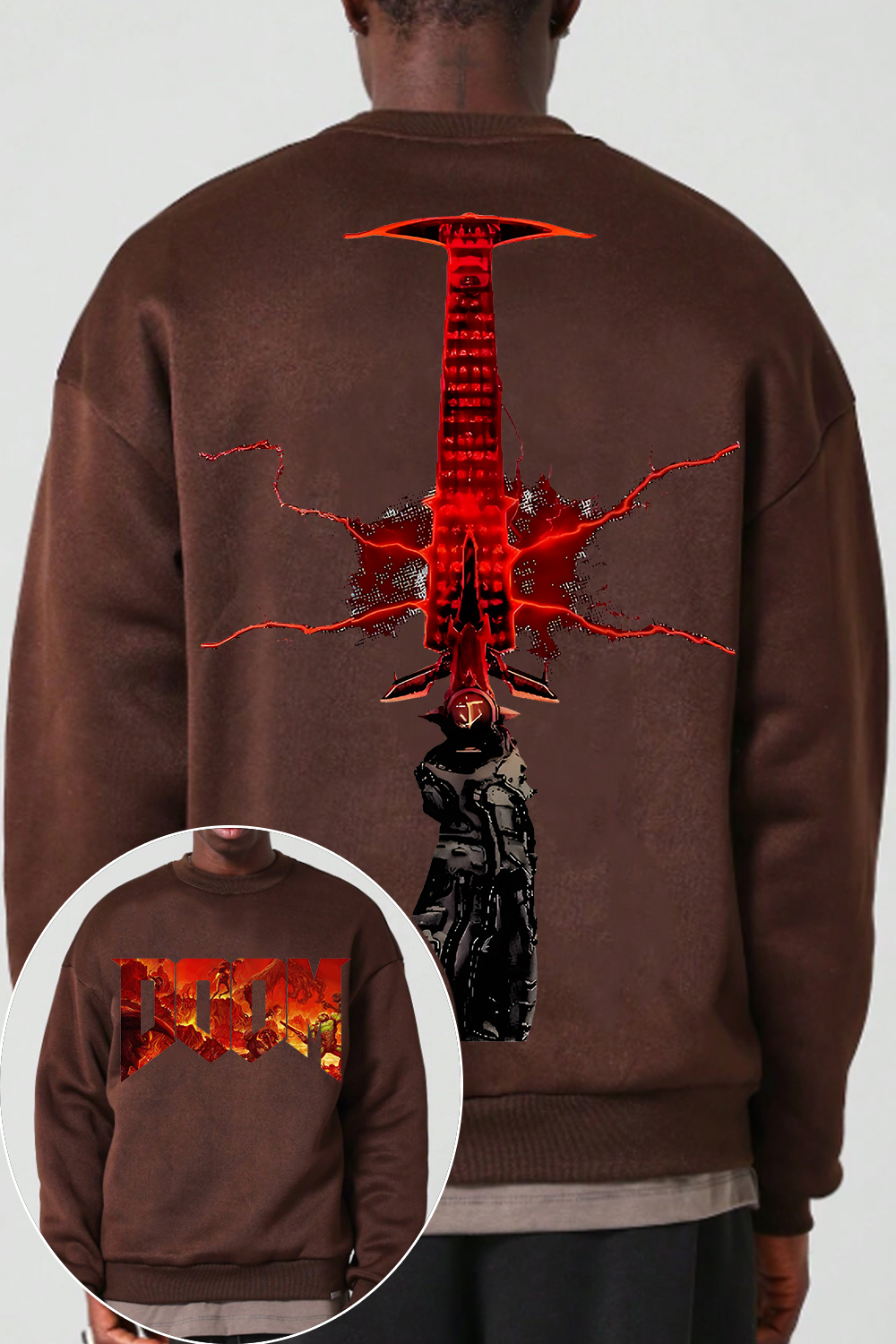 Doom Slayer Crucible Sword Sweatshirt