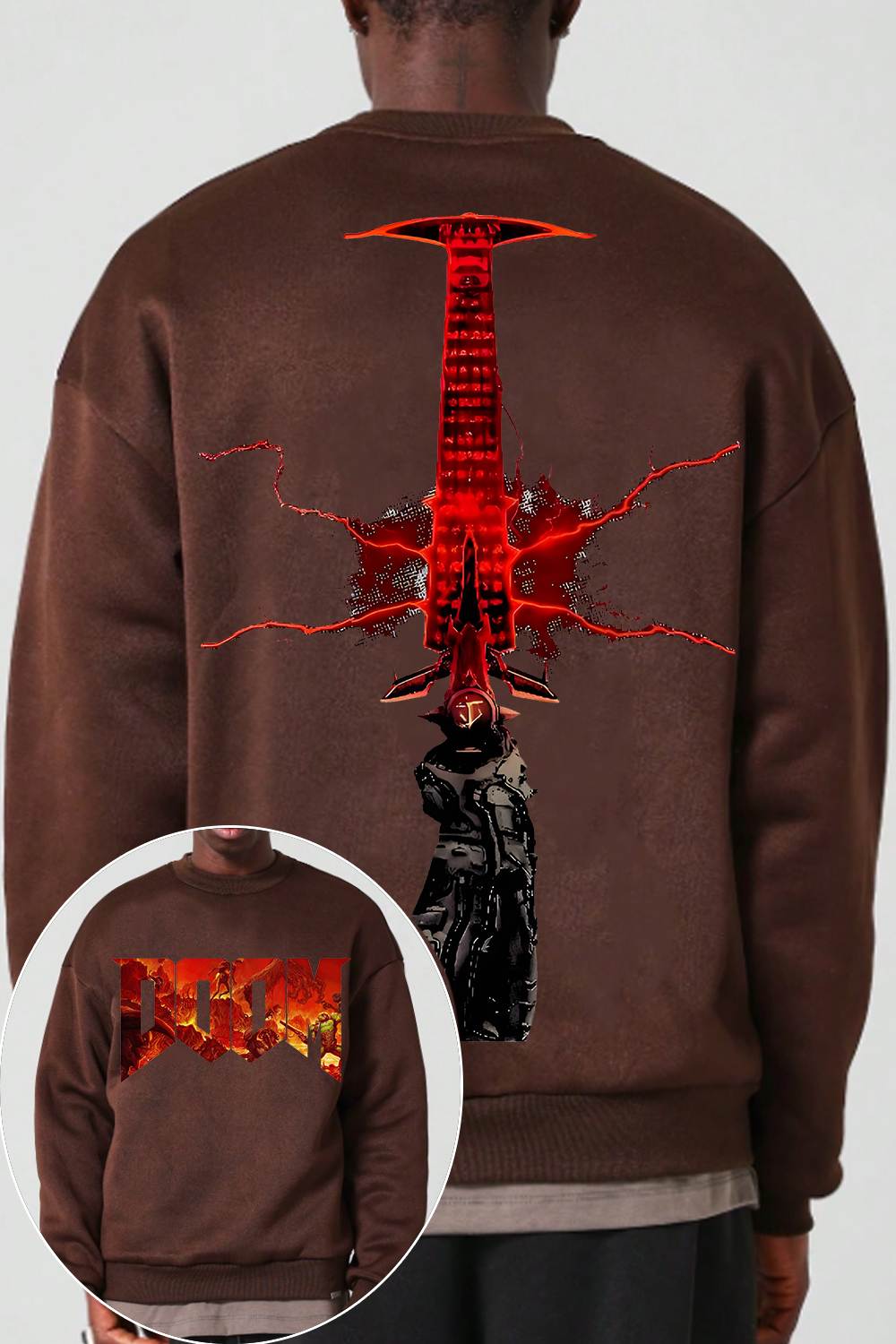Doom Slayer Crucible Sword Sweatshirt