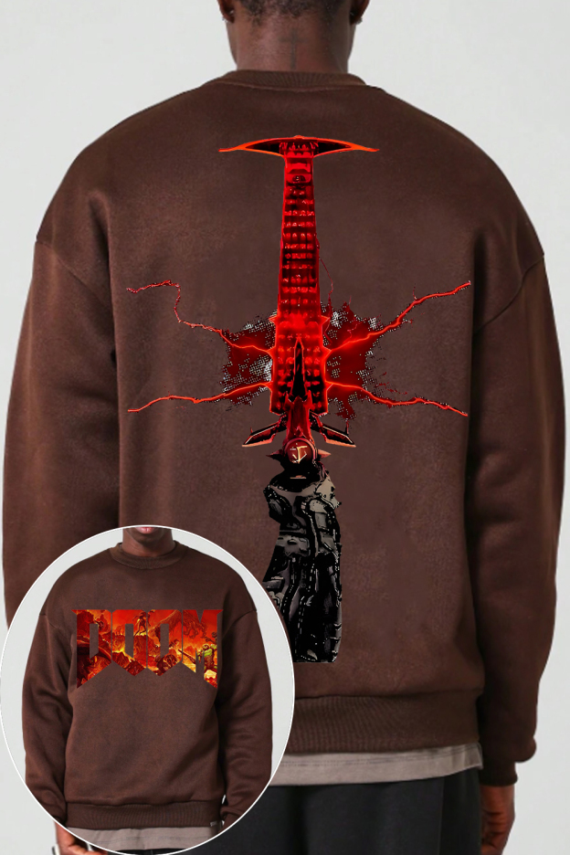 Doom Slayer Crucible Sword Sweatshirt