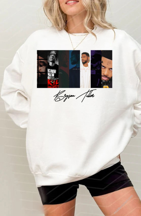Bryson Tiller Songs 2 sided Sweatshirt