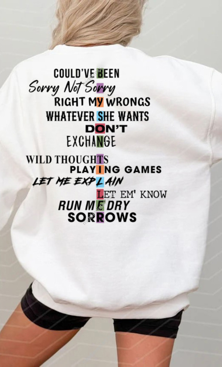 Bryson Tiller Songs 2 sided Sweatshirt