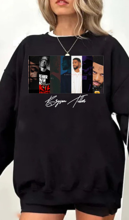 Bryson Tiller Songs 2 sided Sweatshirt