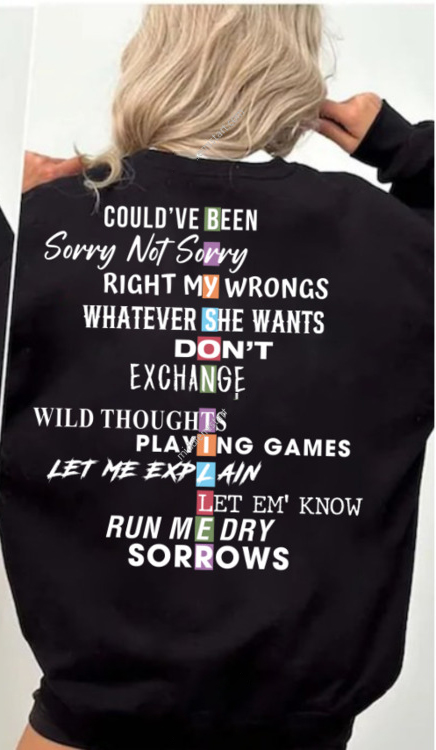 Bryson Tiller Songs 2 sided Sweatshirt