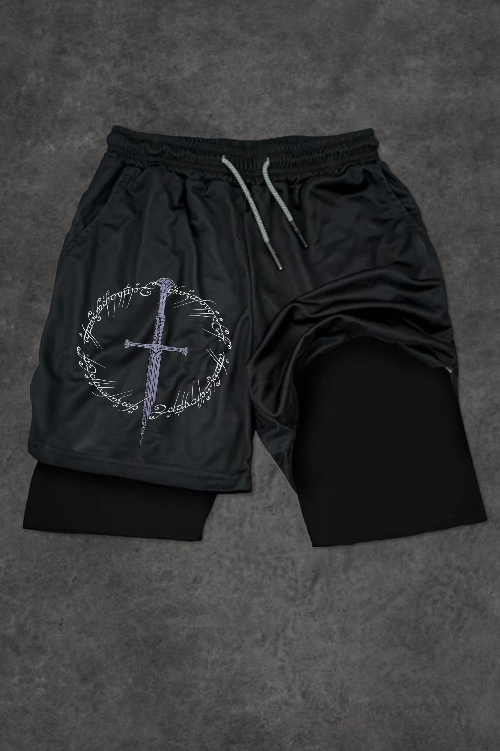 NARSIL LORD OF THE RINGS printed shorts