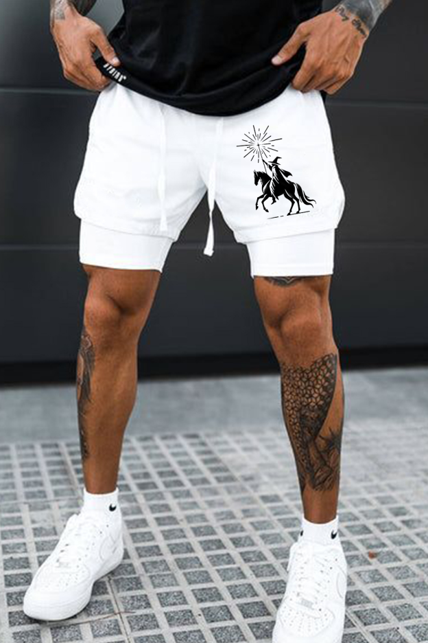 Lord of the Rings printed  casual shorts