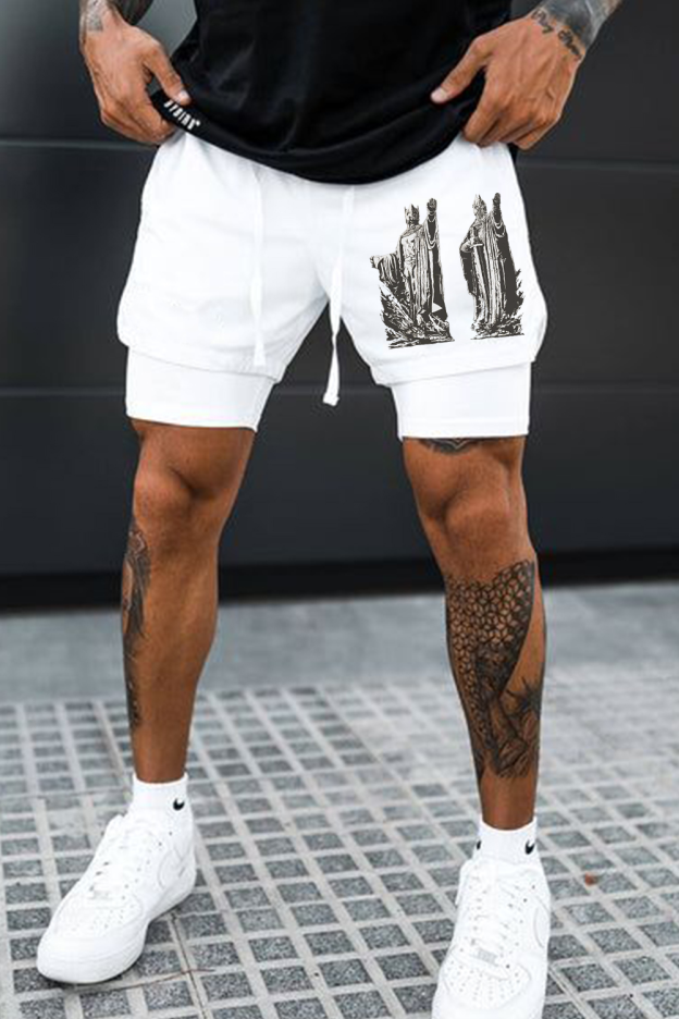 Lord of the Rings printed men's shorts