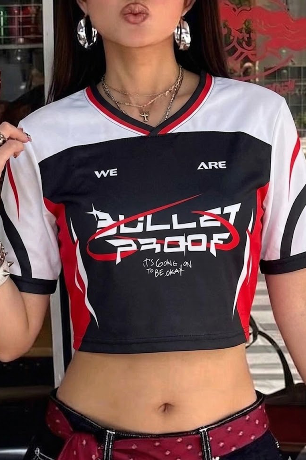 BTS Jersey Crop Top