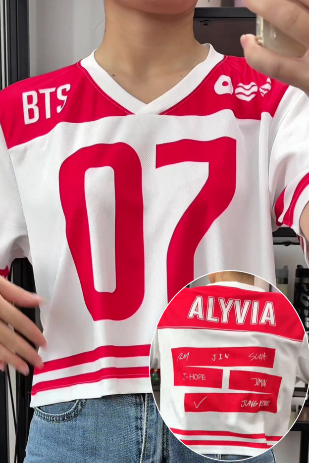 BTS ベースボールシャツ BTS 07 Baseball Jersey – Textuerts