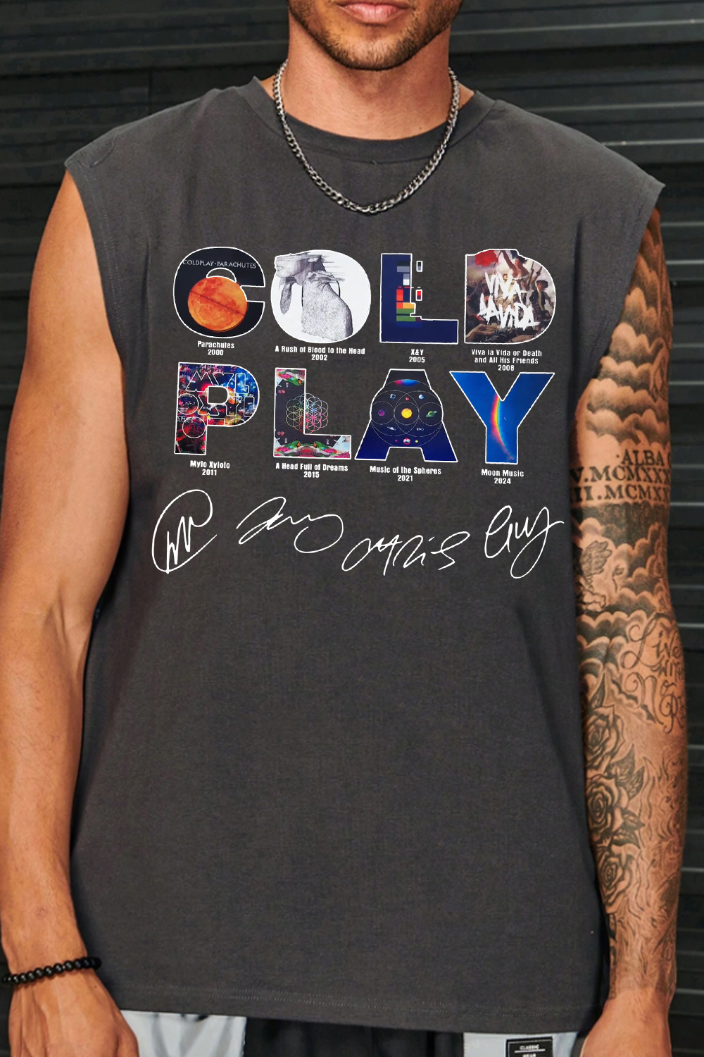 Coldplay Men‘s vest