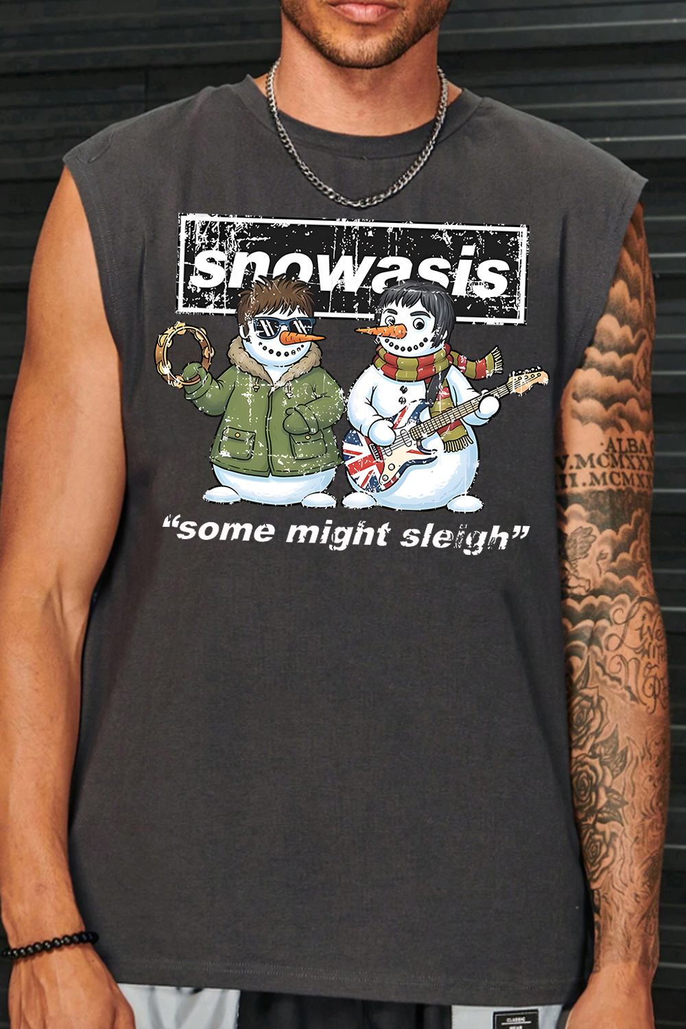 The NEW “Snowasis” Christmas Men Tank