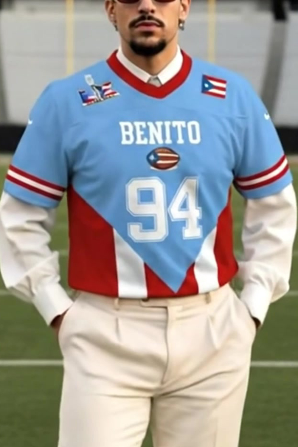 Bad Bunny Football Jersey