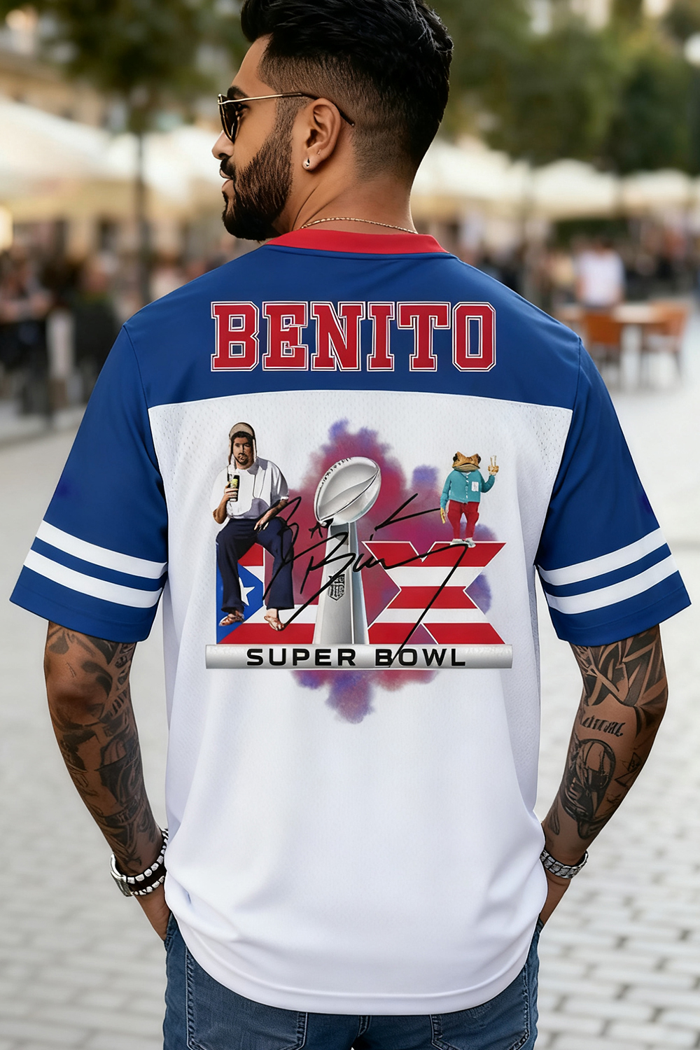 Bad Bunny Football Jersey