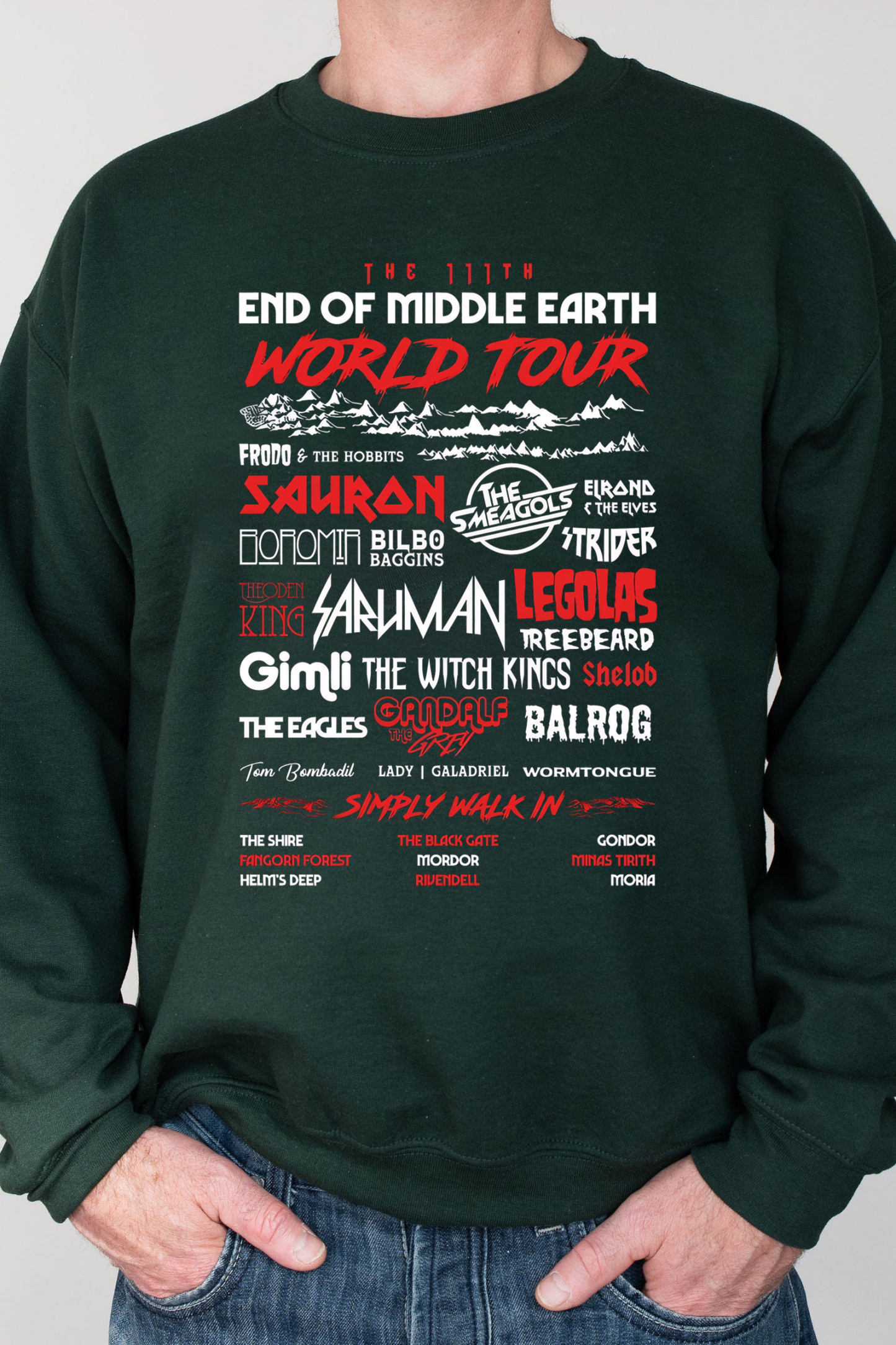 LOTR End of Middle Earth Sweatshirt For Men