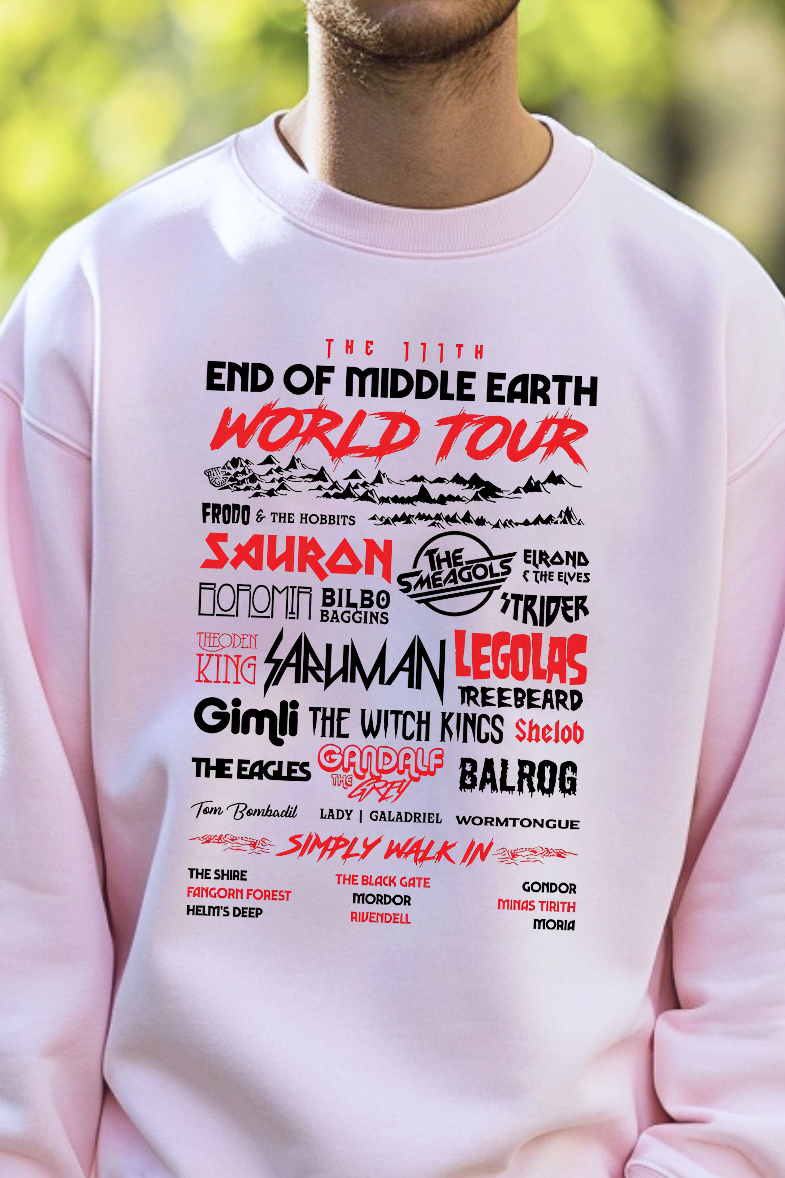 LOTR End of Middle Earth Sweatshirt For Men