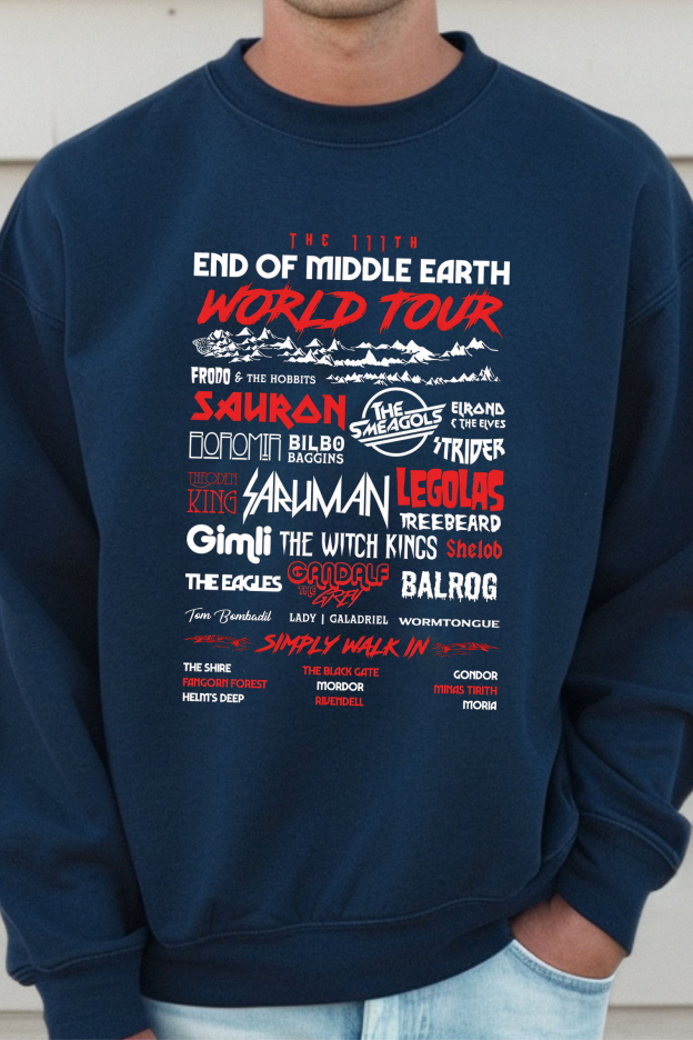 LOTR End of Middle Earth Sweatshirt For Men