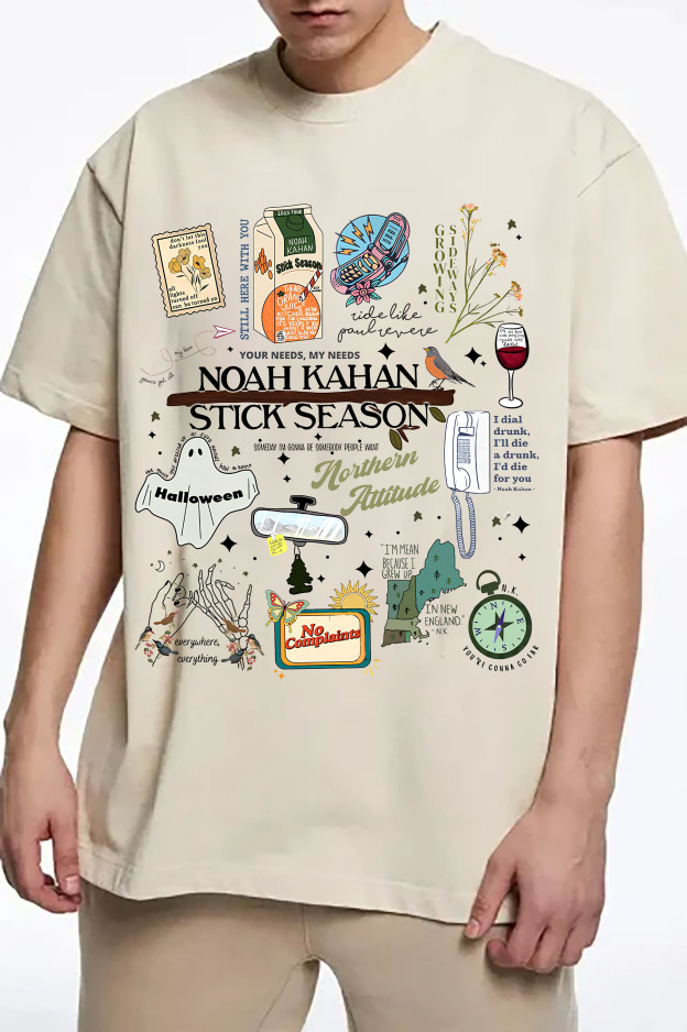 STICK SEASON NOAH KAHAN FULL VERSION NEW DESIGN TSHIRT-MEN