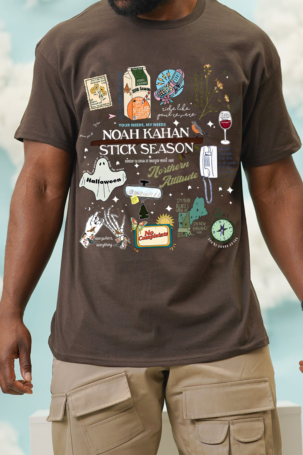 STICK SEASON NOAH KAHAN FULL VERSION NEW DESIGN TSHIRT-MEN