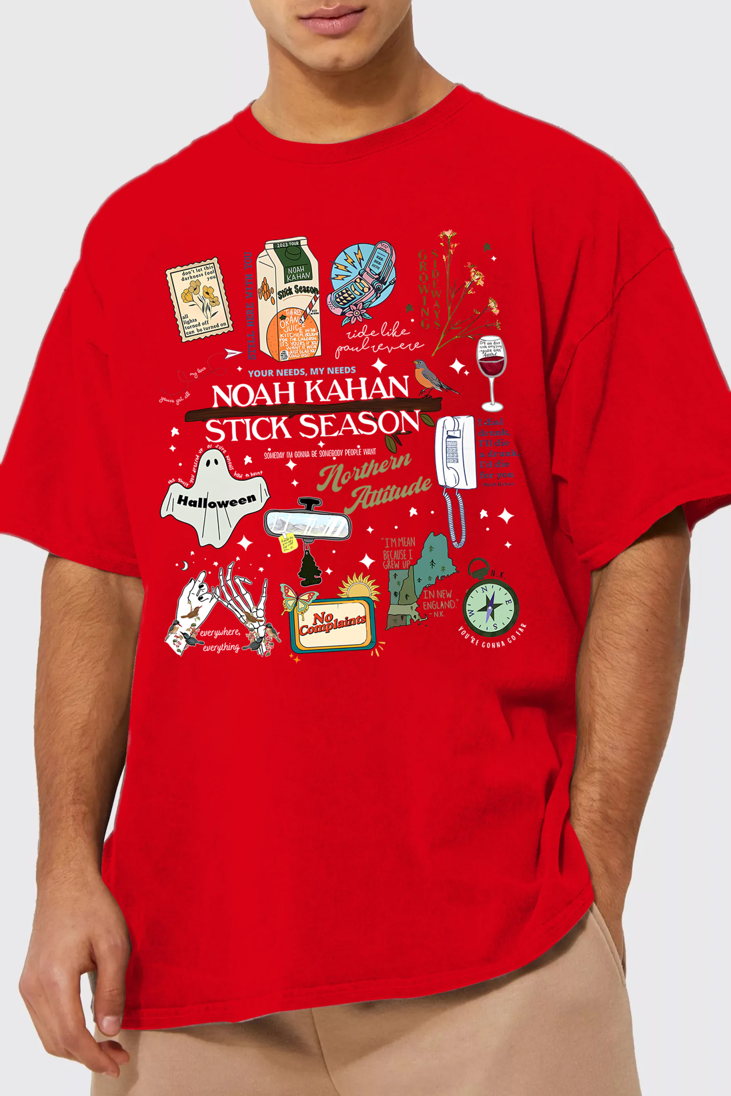 STICK SEASON NOAH KAHAN FULL VERSION NEW DESIGN TSHIRT-MEN