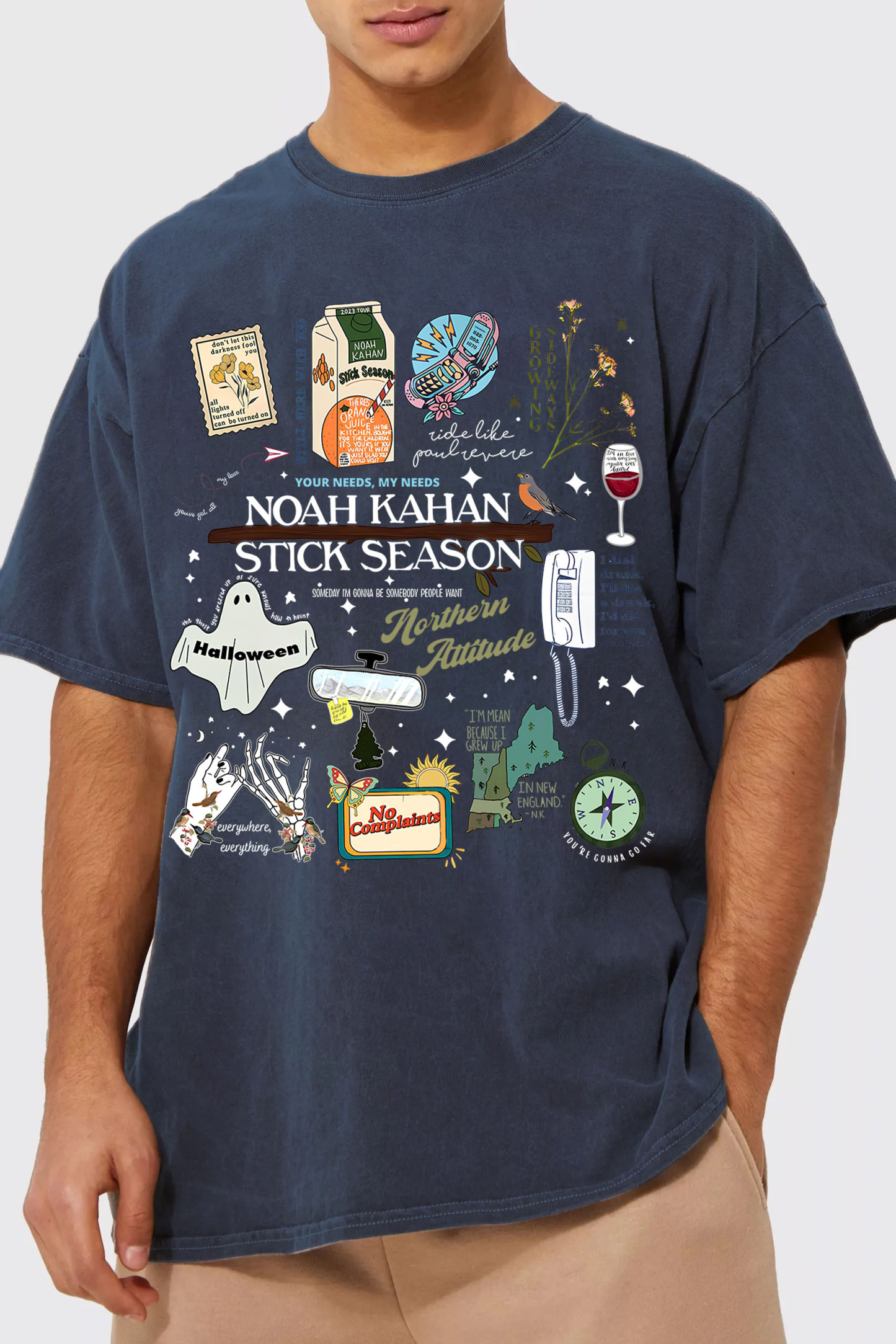 STICK SEASON NOAH KAHAN FULL VERSION NEW DESIGN TSHIRT-MEN
