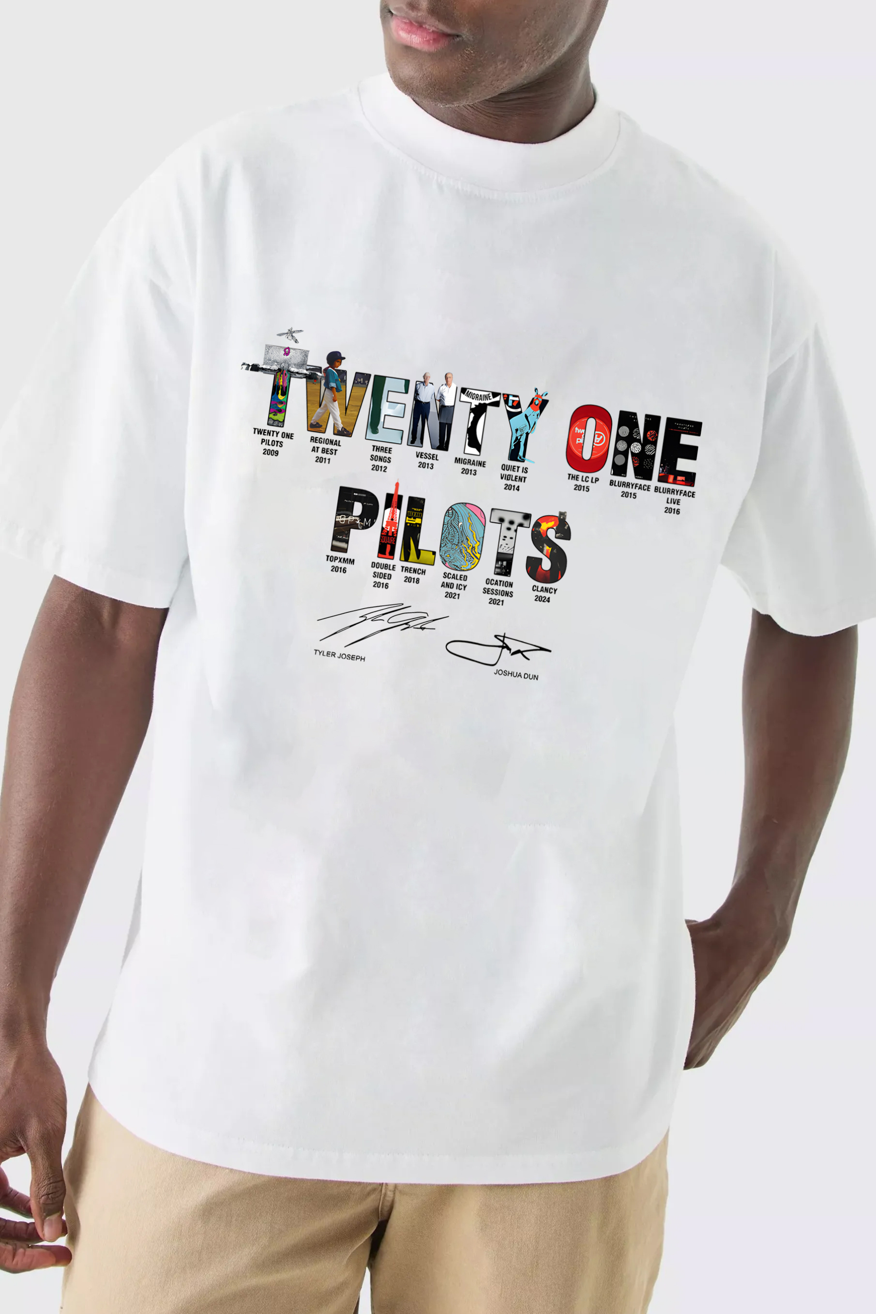 Twenty One Pilots Album Shirt-MEN