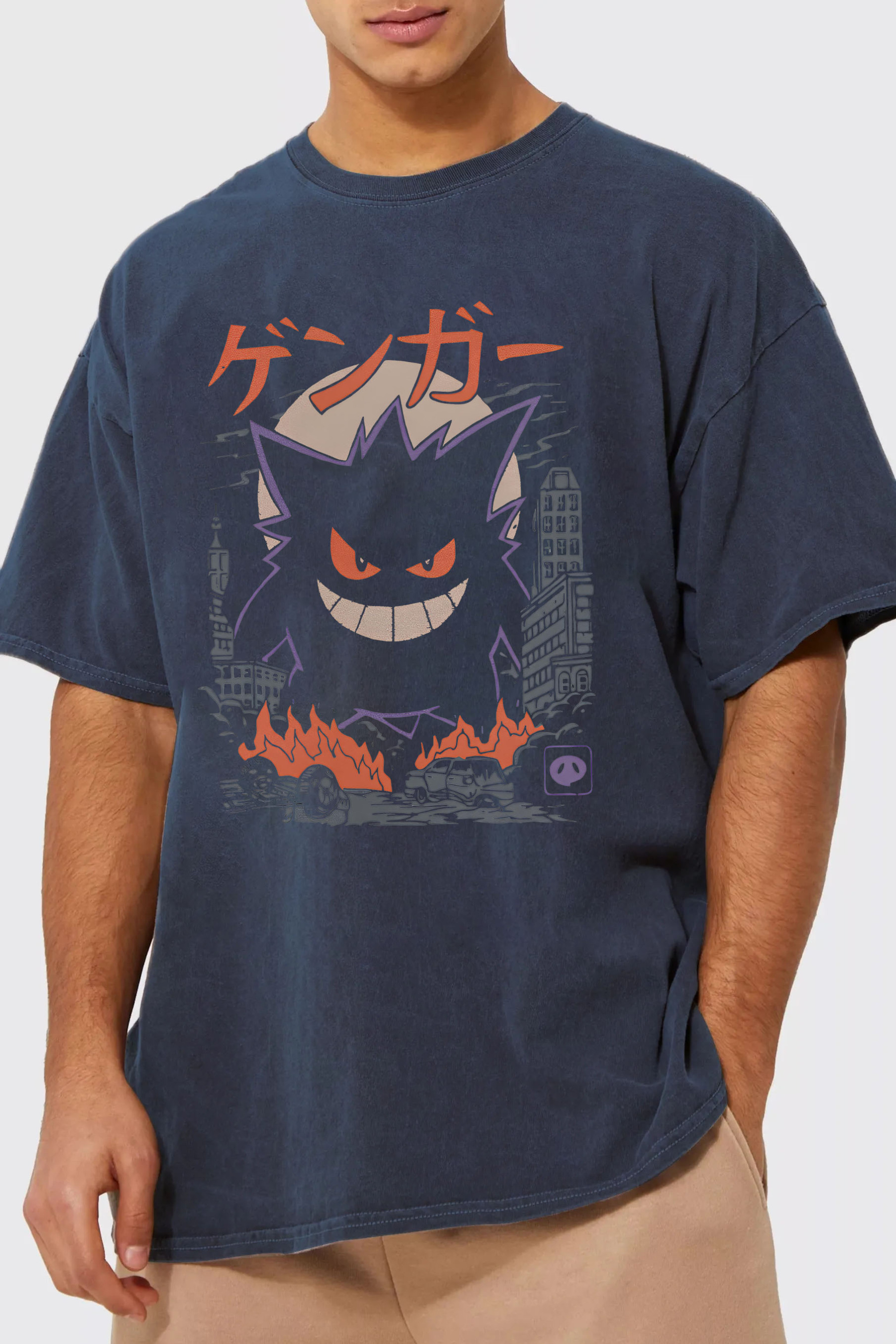 Gangar Pokemon Vingtage Shirt-MEN