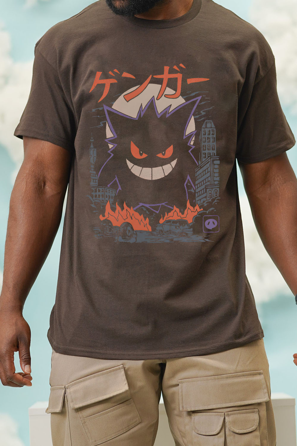 Gangar Pokemon Vingtage Shirt-MEN