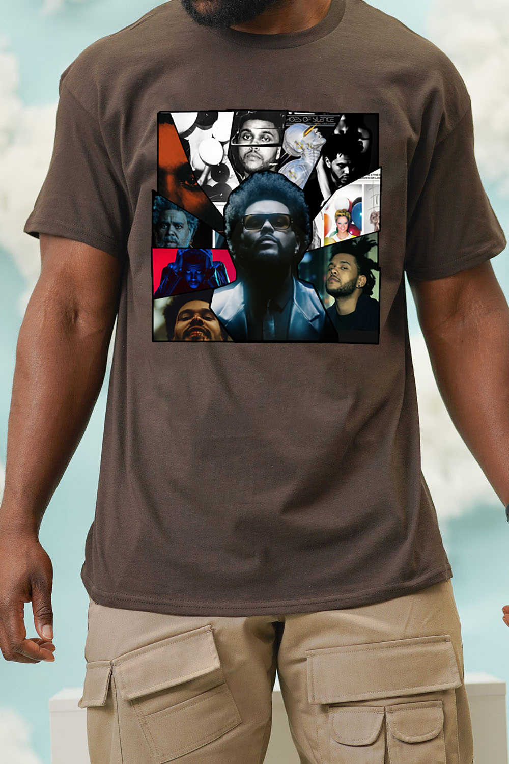 Vintage The Weeknd Portrait Men T Shirt