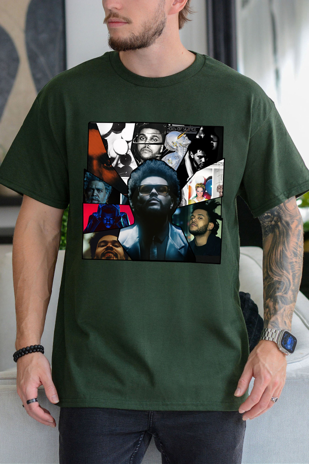 Vintage The Weeknd Portrait Men T Shirt