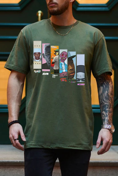 Tyler Merch – Albums Version 9 Tshirts– Men
