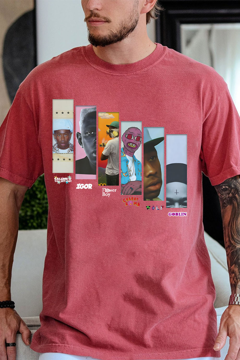 Tyler Merch – Albums Version 9 Tshirts– Men