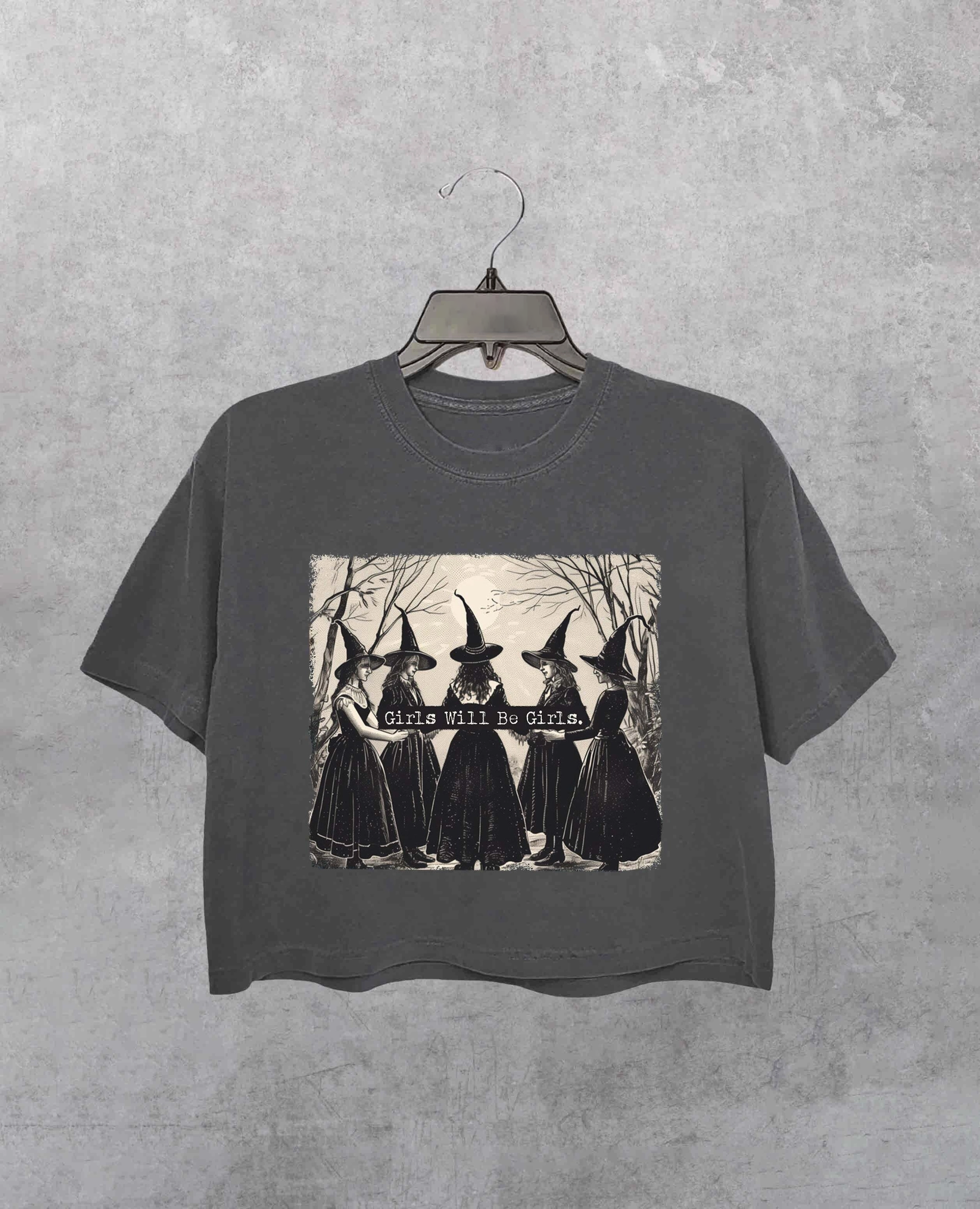 Girls Will Be Girls Witches Crop Top