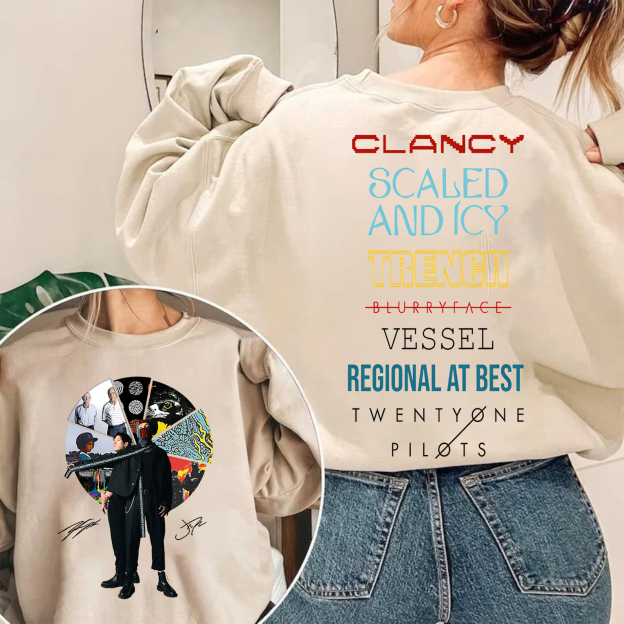 Twenty One Pilots Albums Both Side SweatShirt