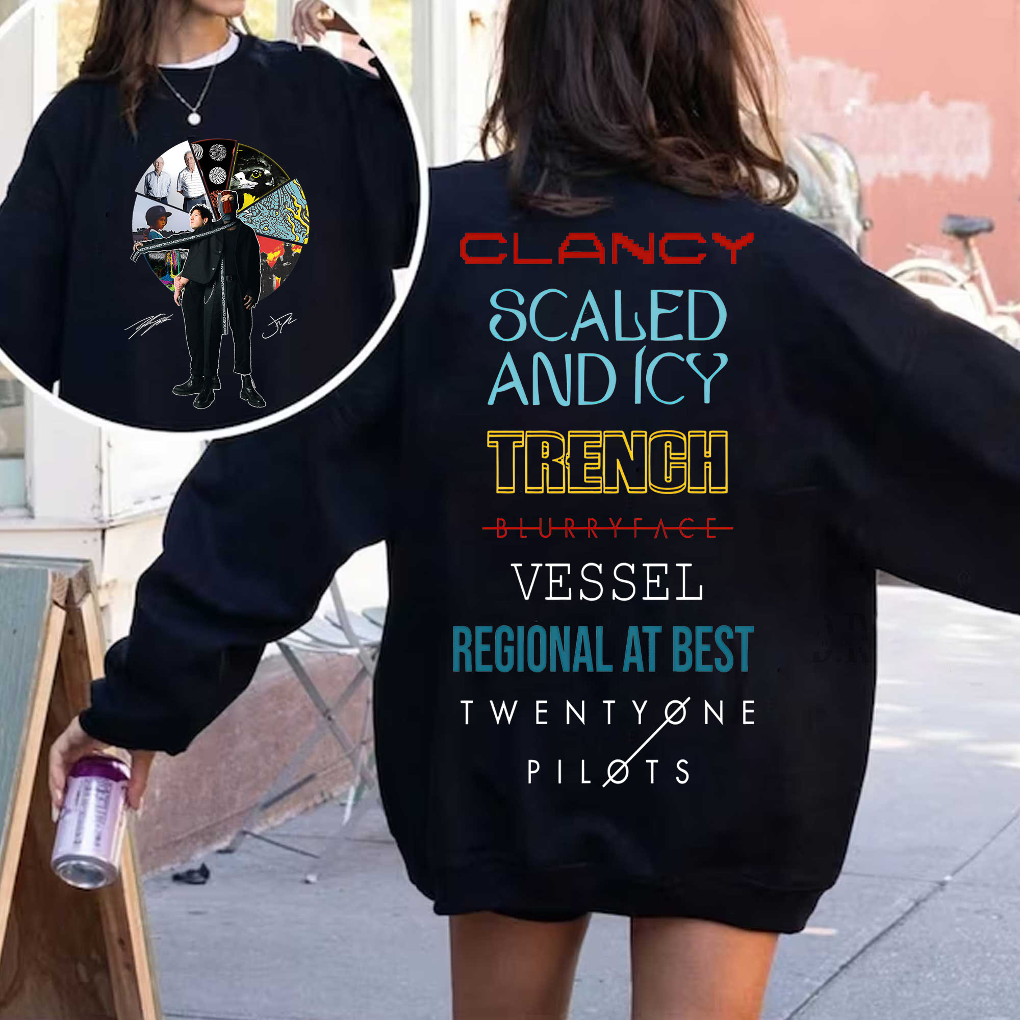 Twenty One Pilots Albums Both Side SweatShirt