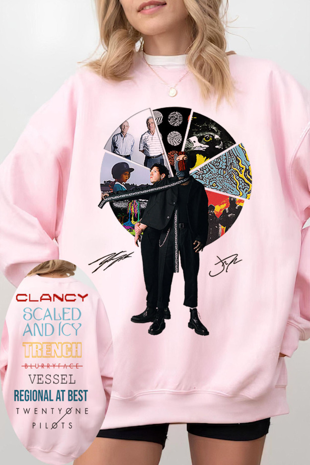 Twenty One Pilots Albums Both Side SweatShirt