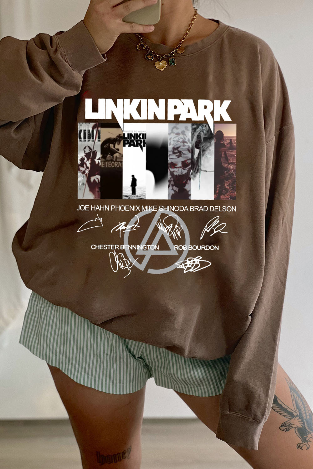 LP Logo Signatures Sweatshirt For Women