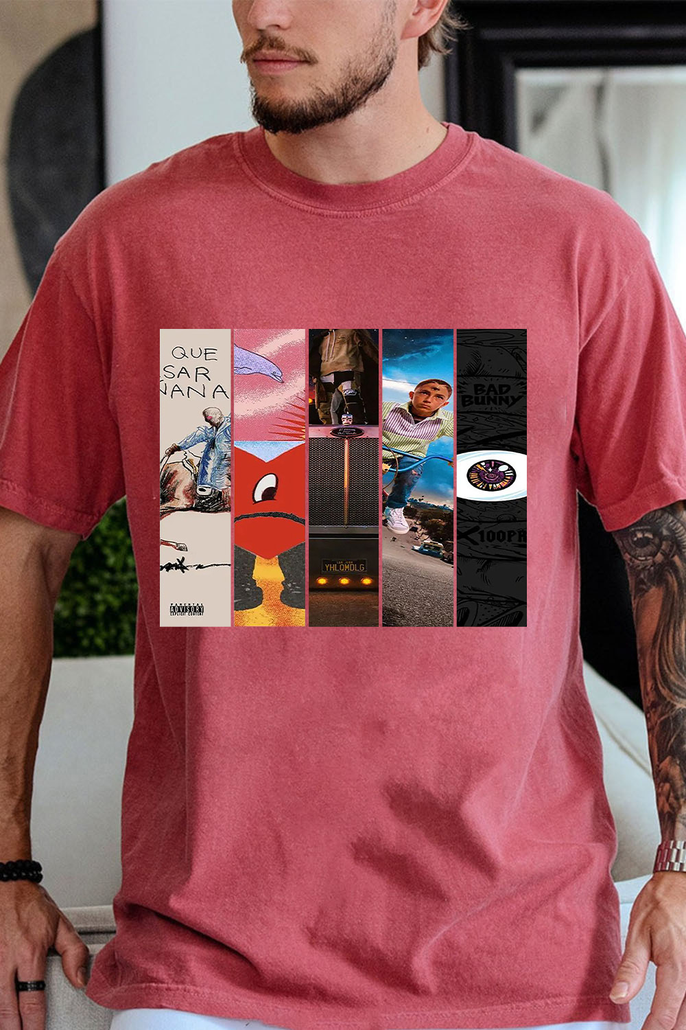 Bad Bunny Album Tshirts For Men