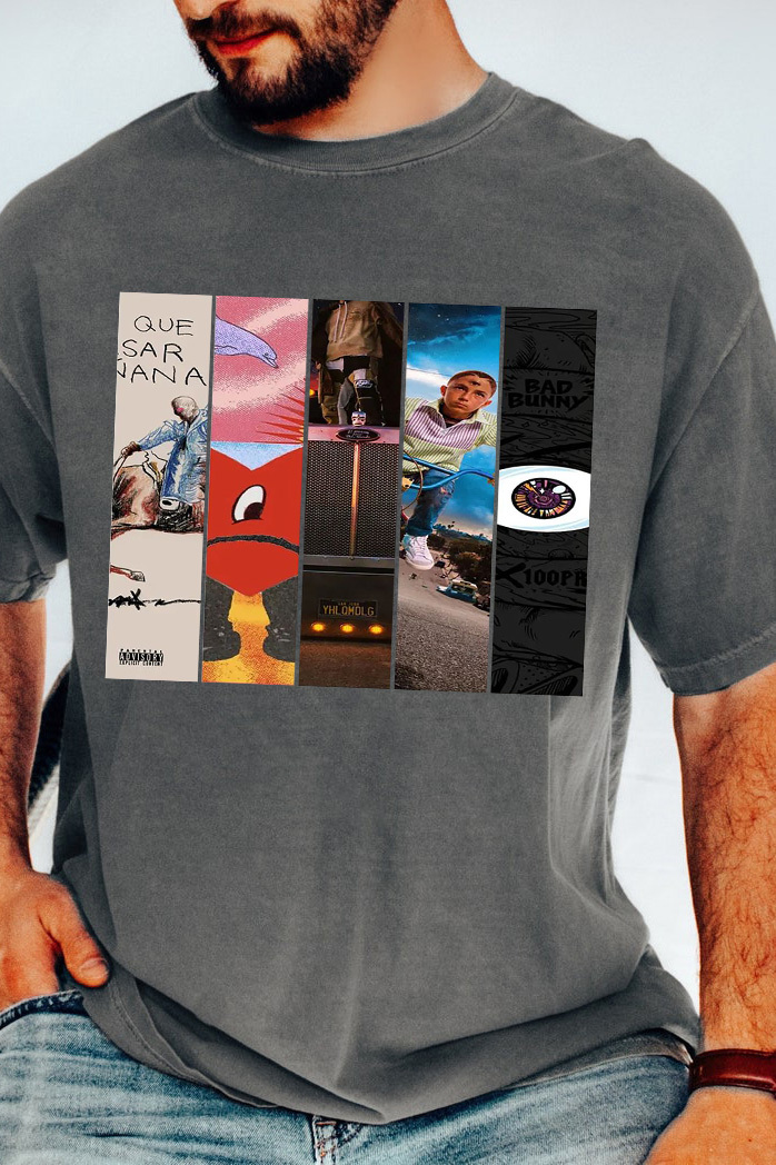 Bad Bunny Album Tshirts For Men