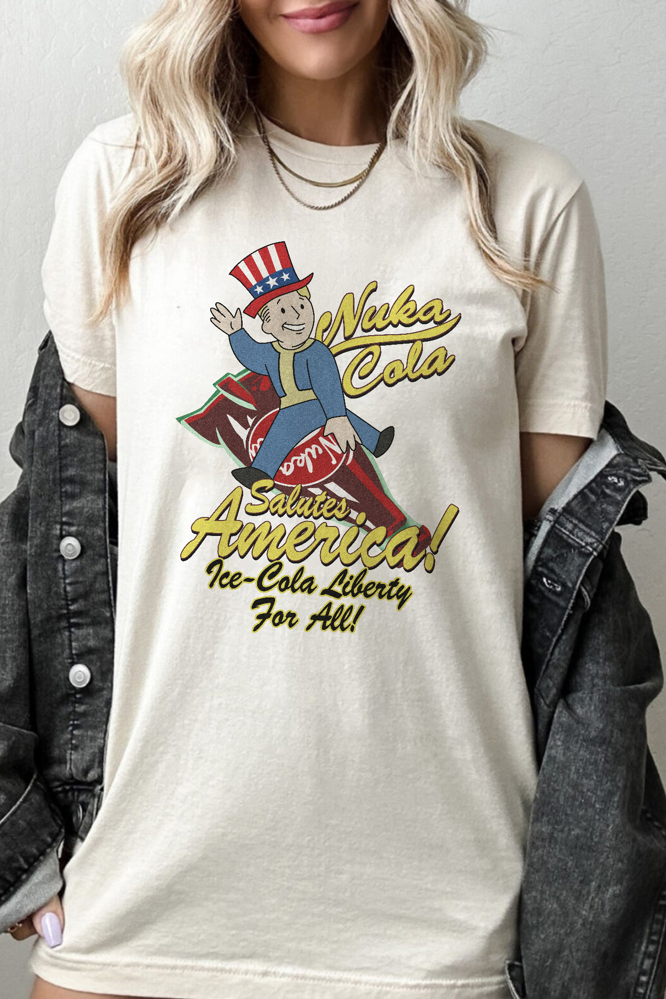Vault – Tec Boy Happy 4th Of July, Fallout Vintage Shirt