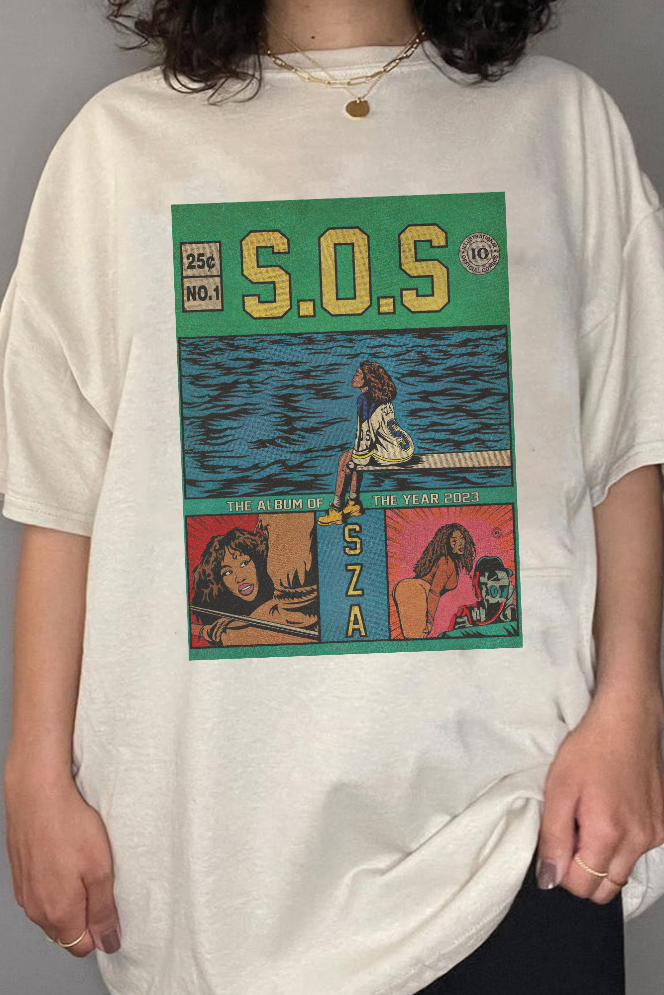 SZA Merch – Album of the year SOS T-Shirt