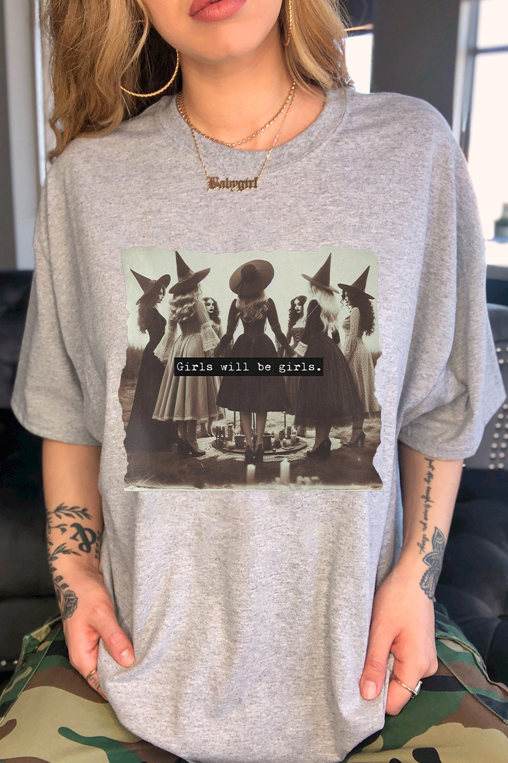 Girls Will Be Girls Funny Witches Shirts