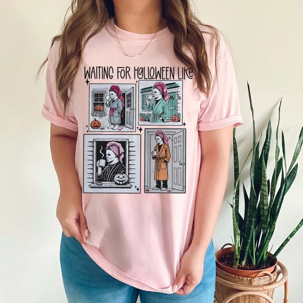 Waiting for Halloween like – Shirt