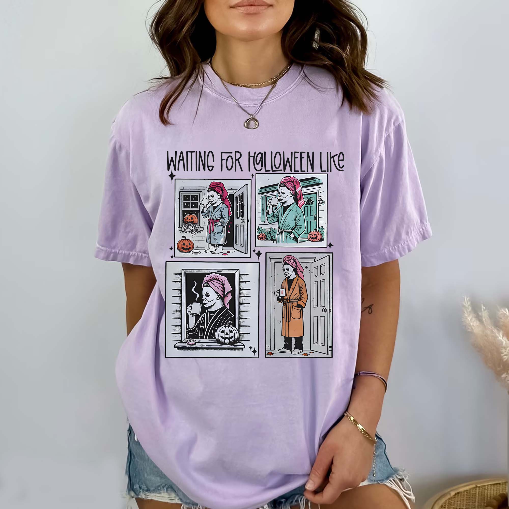 Waiting for Halloween like – Shirt