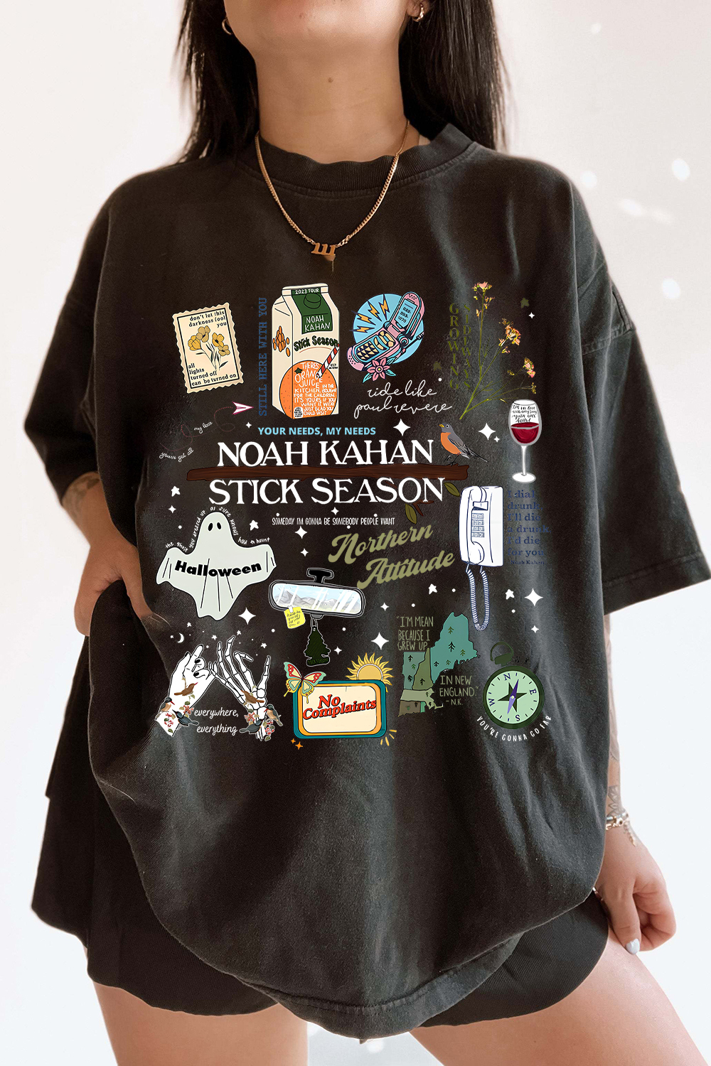 Stick Season Noah Kahan Full Version New Design Tshirt