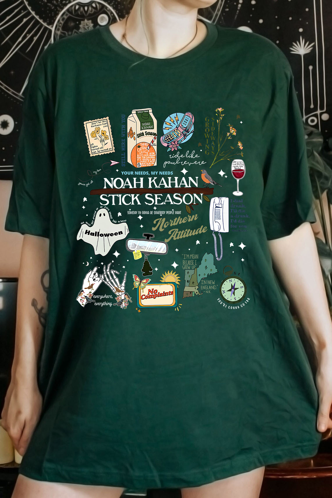 Stick Season Noah Kahan Full Version New Design Tshirt