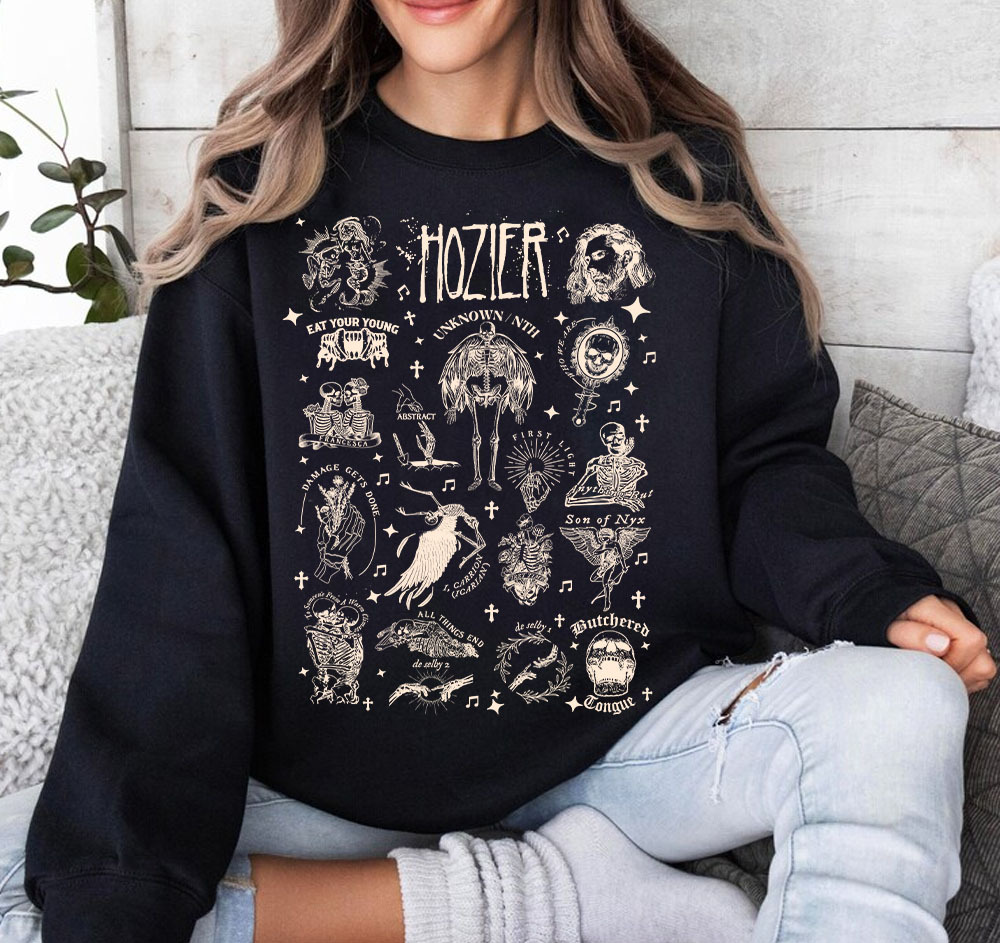 Hozier Unreal Unearth Tracklist Sweatshirt
