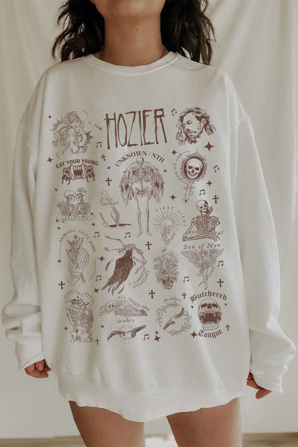 Hozier Unreal Unearth Tracklist Sweatshirt